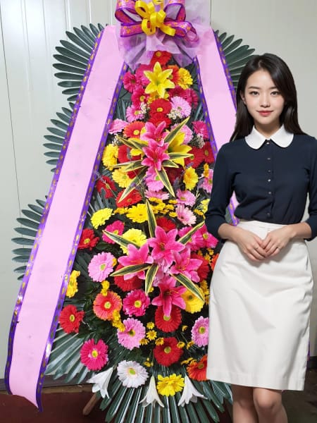 셀럽앤어셈 3단화환 기본형