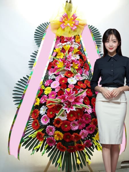 셀럽앤어셈 3단화환 고급형